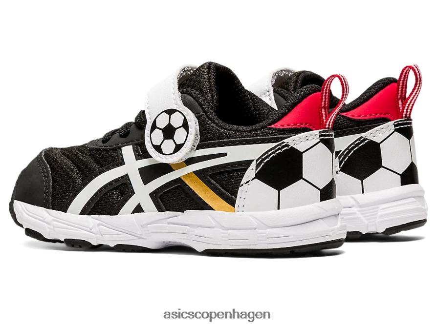 Asics bestride 6 småbørnsstørrelse sort/rent guld Z206F64556