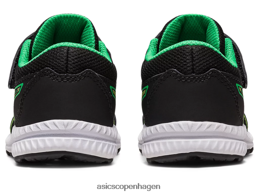 Asics bestride 8 småbørnsstørrelse sort/limeskal Z206F64316