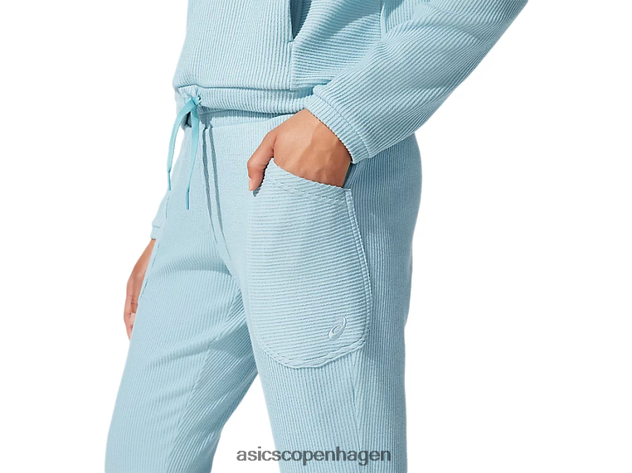 Asics blød stretch sweatbuks røg blå Z206F64070