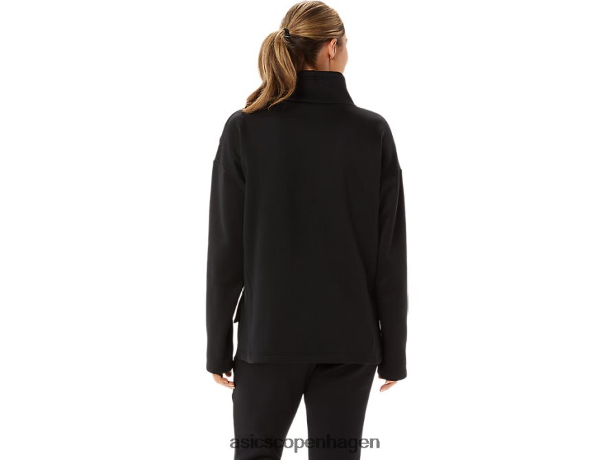 Asics børstet strik pullover ydeevne sort Z206F62911