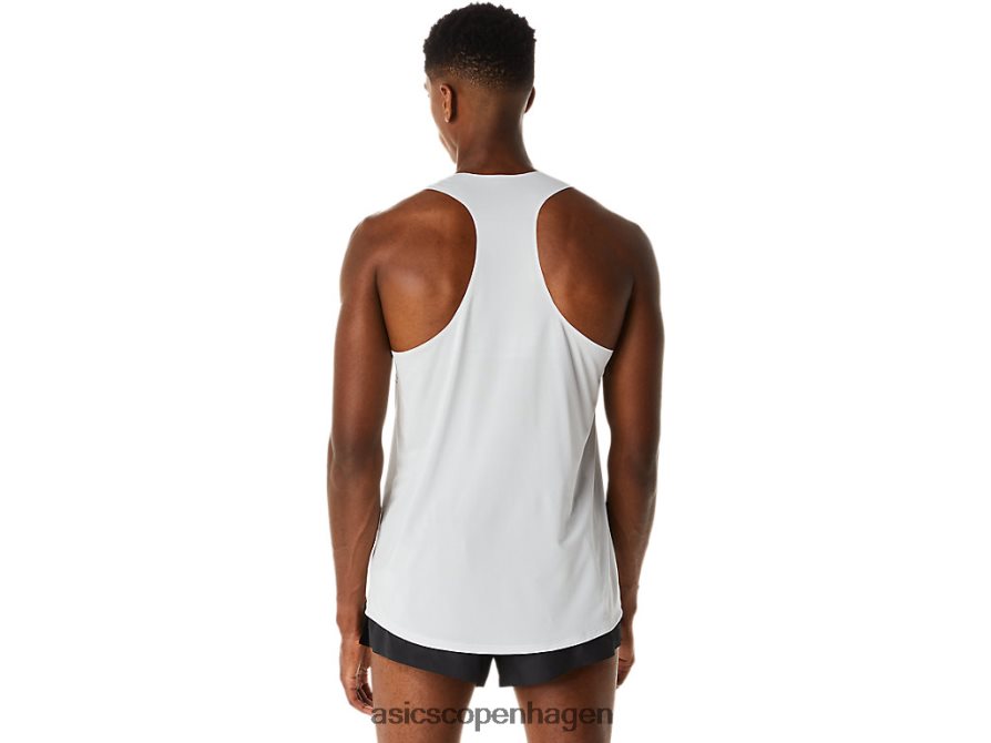 Asics cj-line let singlet gletsjergrå/elektrisk rød Z206F6276