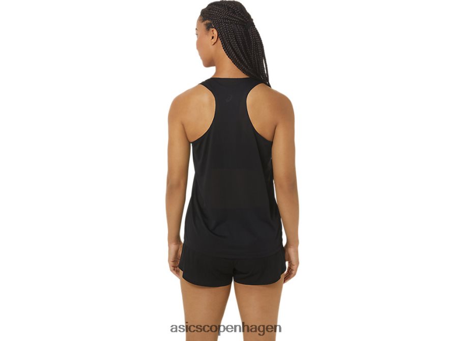 Asics cj-line let singlet ydeevne sort/hviskgrøn Z206F62347
