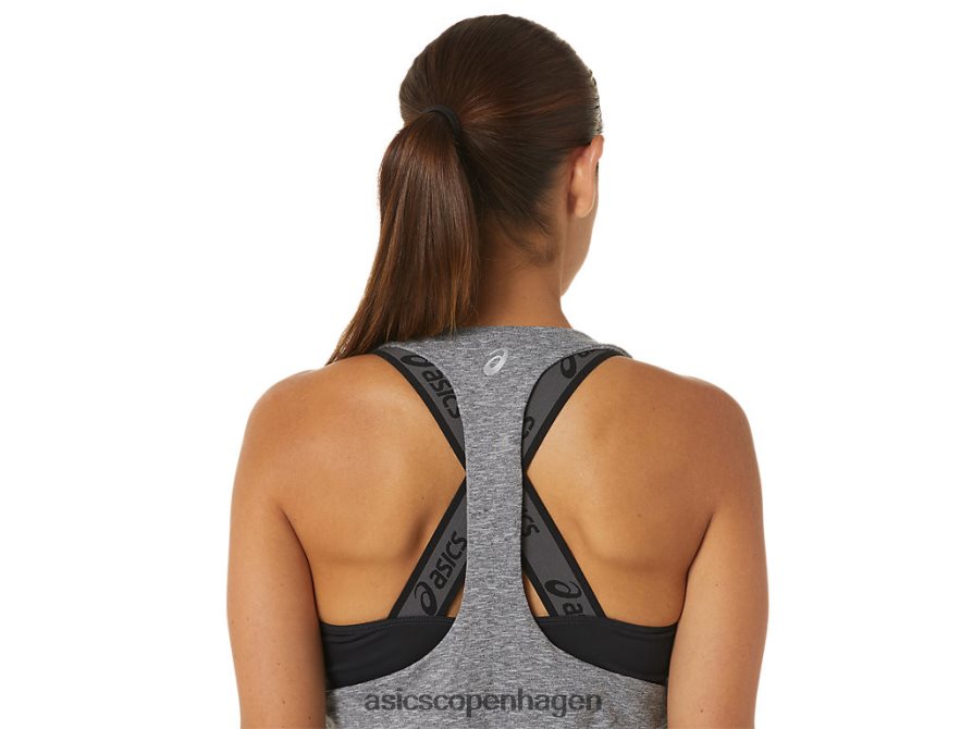 Asics den nye stærke genbrugte jumpsuit mørkegrå lyng Z206F62695