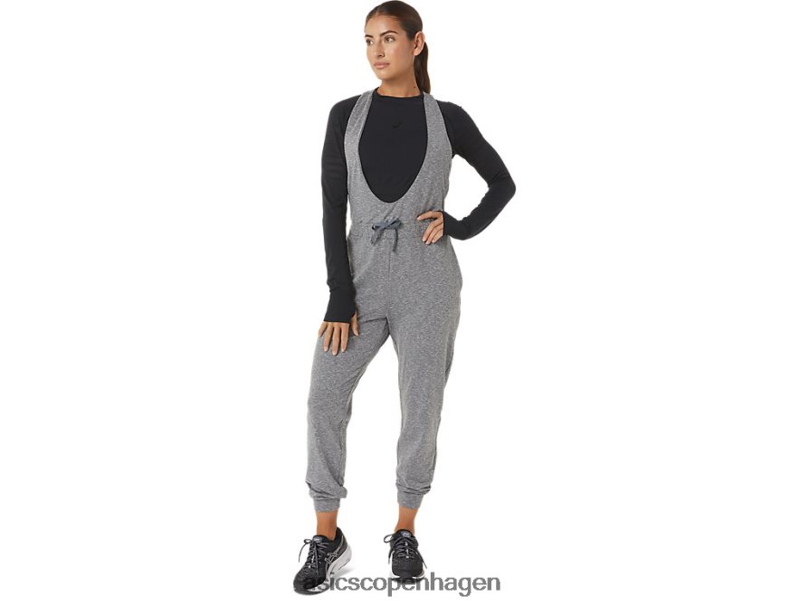 Asics den nye stærke genbrugte jumpsuit mørkegrå lyng Z206F62695