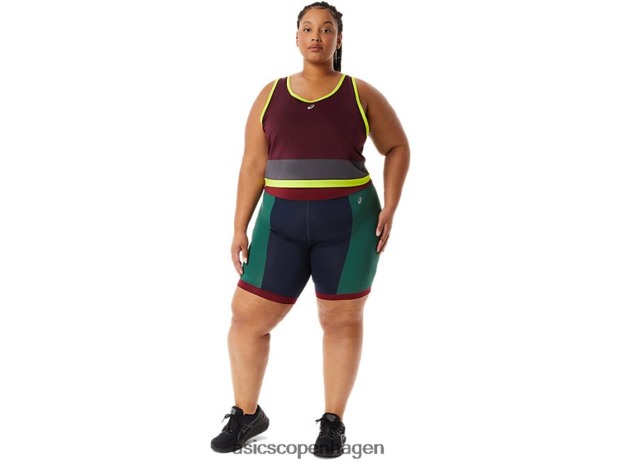 Asics den nye stærke genbrugte motorcyklist flåde/kardinal/skov Z206F63368