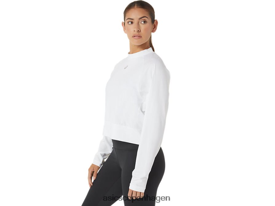 Asics den nye stærke genbrugte pullover hvid Z206F62690