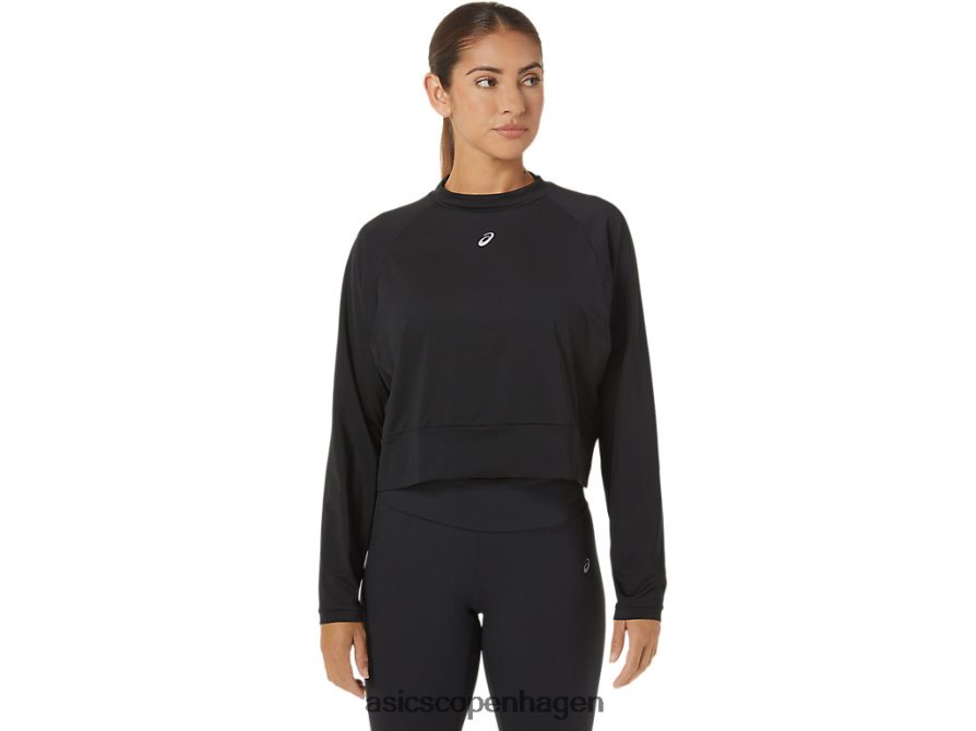 Asics den nye stærke genbrugte pullover sort Z206F62693