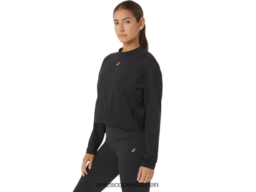 Asics den nye stærke genbrugte pullover sort Z206F62693