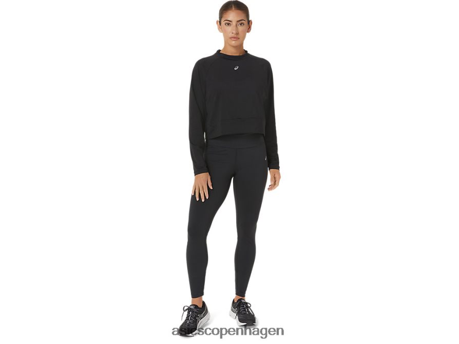 Asics den nye stærke genbrugte pullover sort Z206F62693