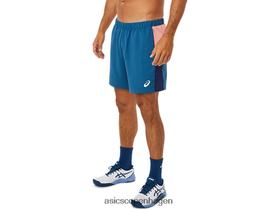 Asics domstol farve blok kort let indigo Z206F61493