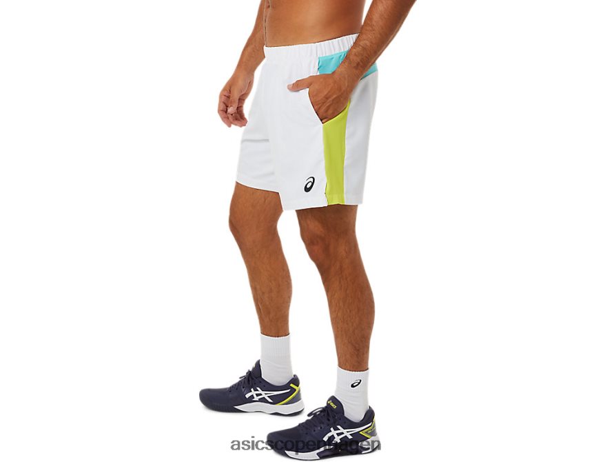 Asics domstol farve blok kort strålende hvid Z206F61480