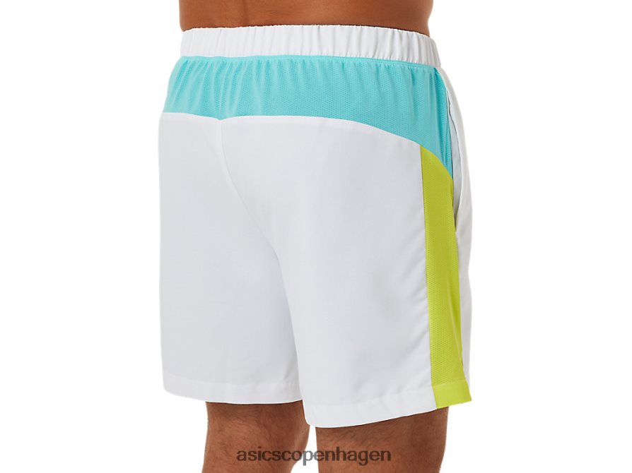 Asics domstol farve blok kort strålende hvid Z206F61480