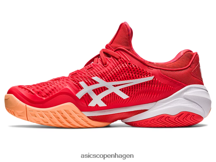 Asics domstol ff 3 novak ildrød/hvid Z206F663