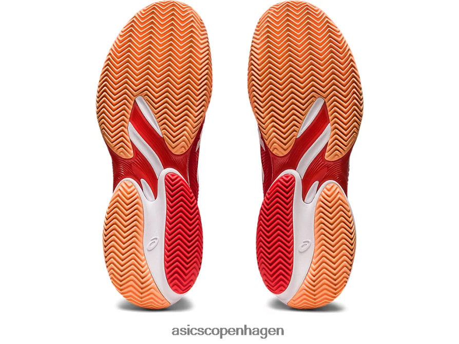 Asics domstol ff 3 novak ler ildrød/hvid Z206F674