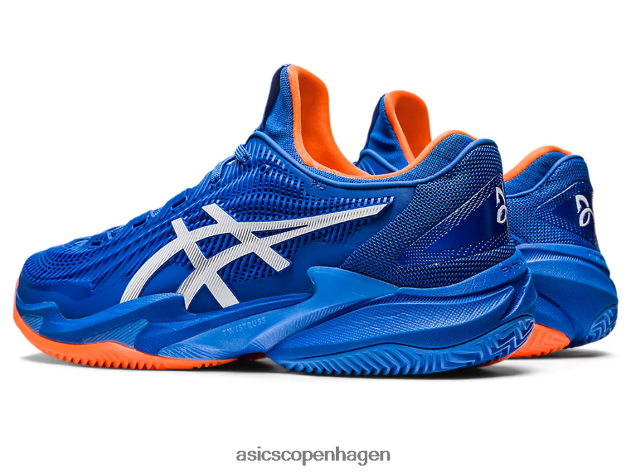 Asics domstol ff 3 novak ler tun blå/hvid Z206F6568