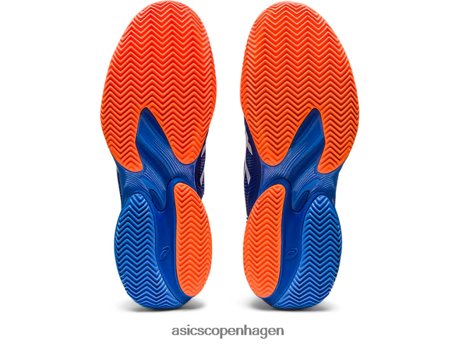 Asics domstol ff 3 novak ler tun blå/hvid Z206F6568