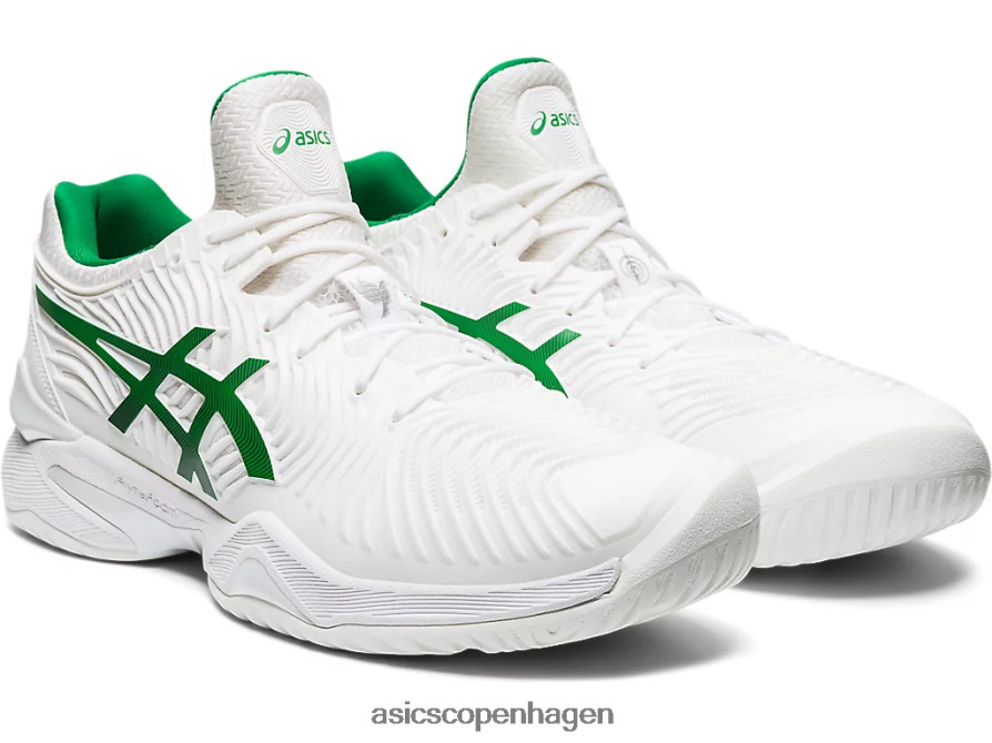 Asics domstol ff novak hvid/grøn Z206F62063