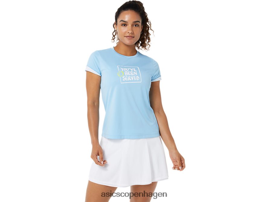 Asics domstol grafisk t-shirt arktisk himmel Z206F63491