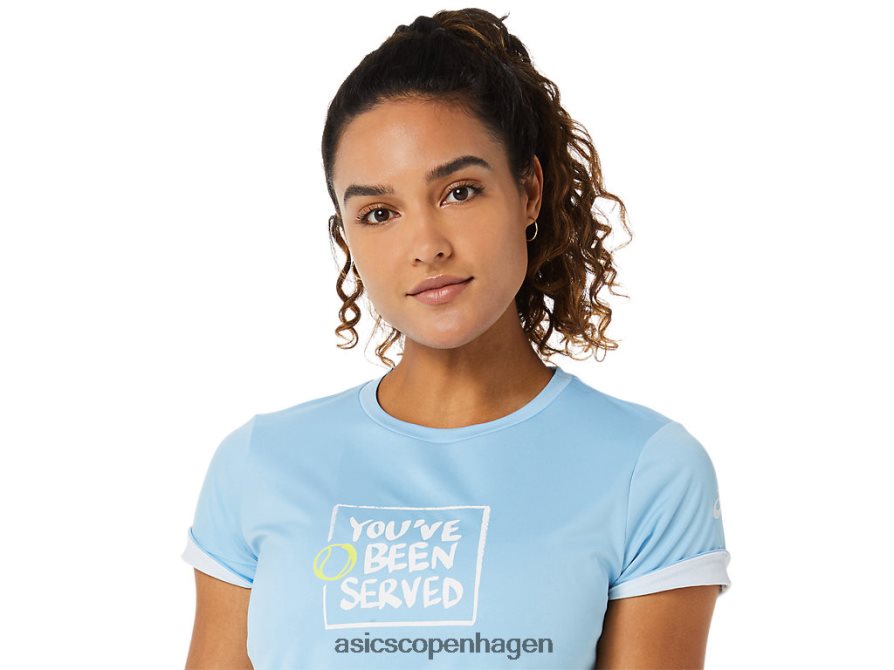 Asics domstol grafisk t-shirt arktisk himmel Z206F63491