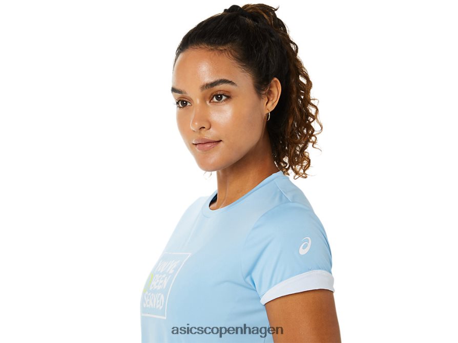 Asics domstol grafisk t-shirt arktisk himmel Z206F63491