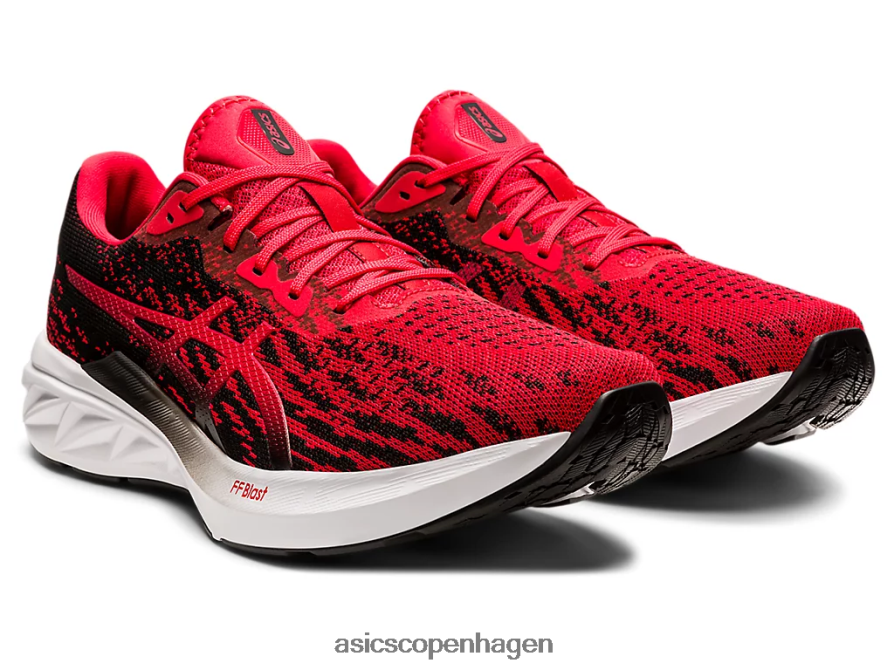 Asics dynablast 2 elektrisk rød/sort Z206F61733