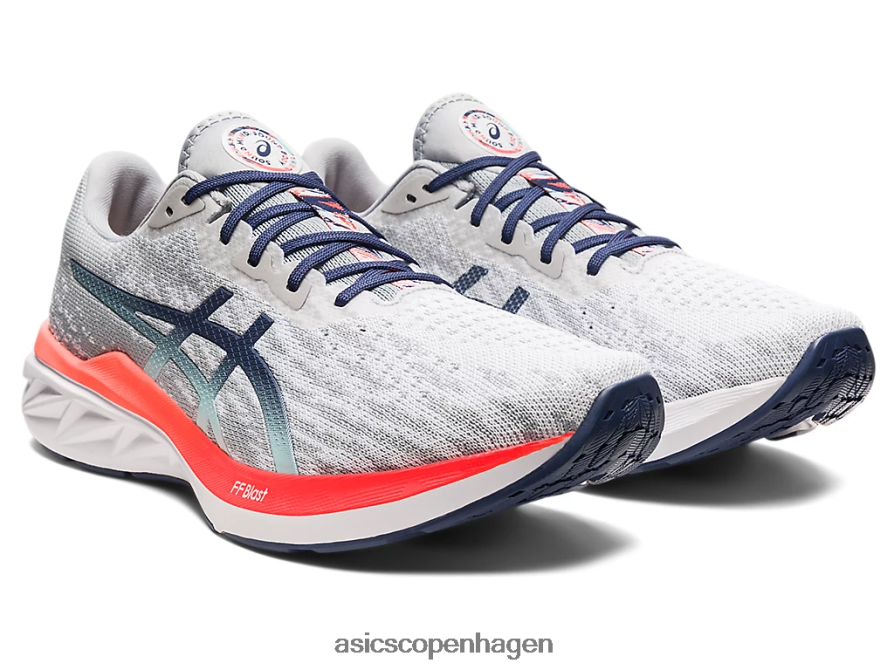 Asics dynablast 2 gletsjergrå/tordenblå Z206F61441