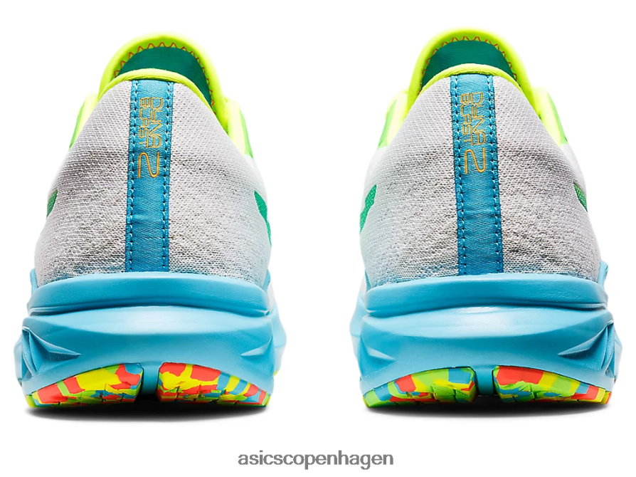 Asics dynablast 2 hvid/grøn gekko Z206F61738