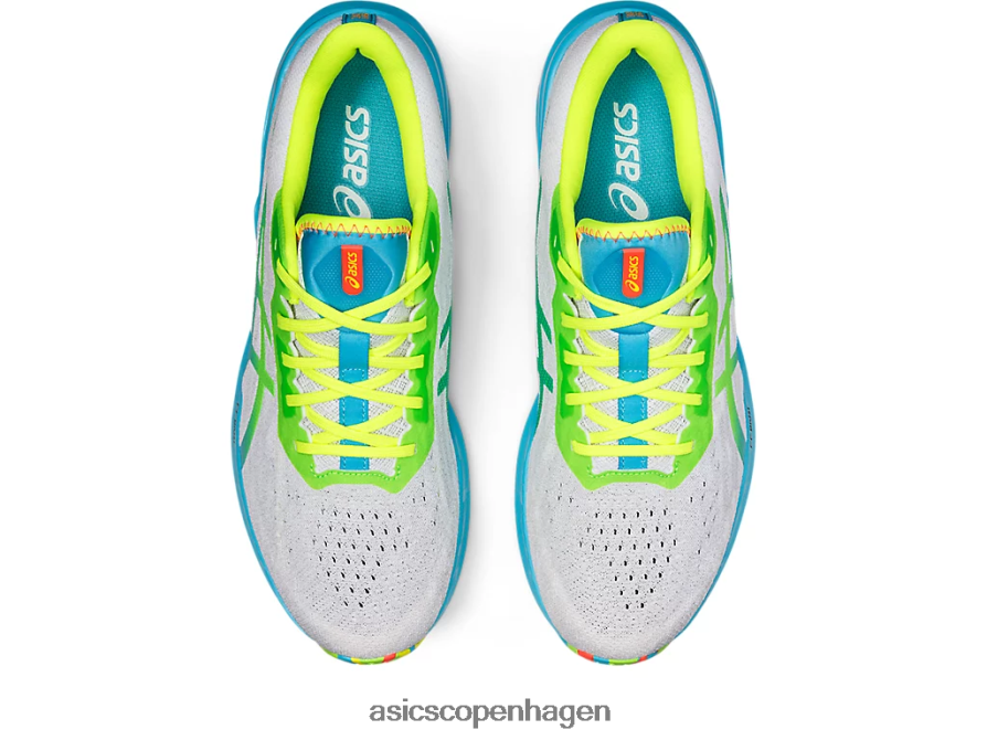 Asics dynablast 2 hvid/grøn gekko Z206F61738