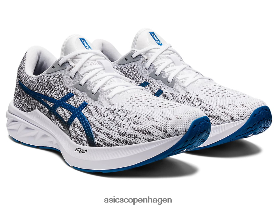 Asics dynablast 2 hvid/søkørsel Z206F61479