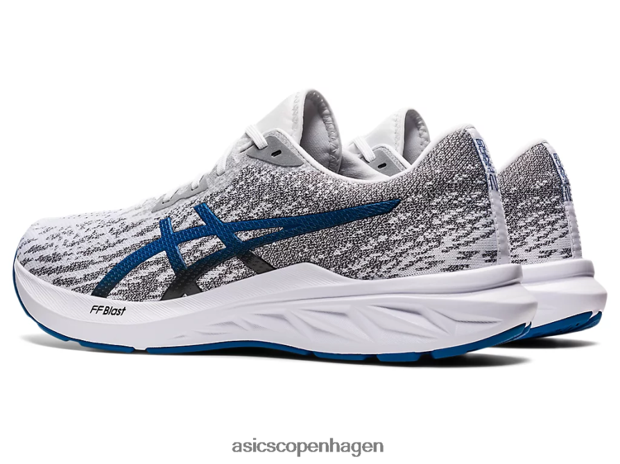 Asics dynablast 2 hvid/søkørsel Z206F61479