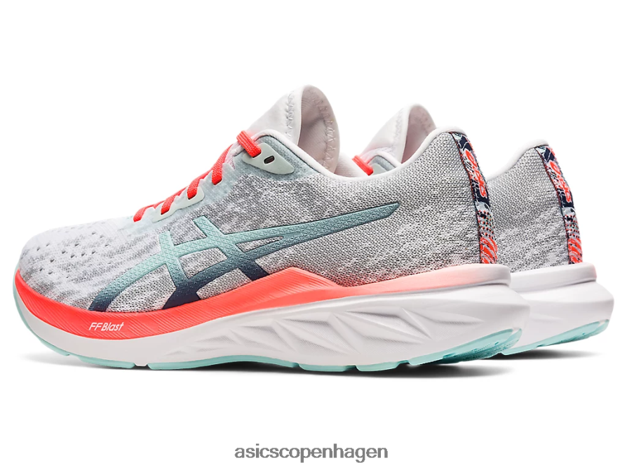 Asics dynablast 2 hvid/tordenblå Z206F63742