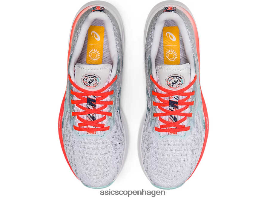 Asics dynablast 2 hvid/tordenblå Z206F63742