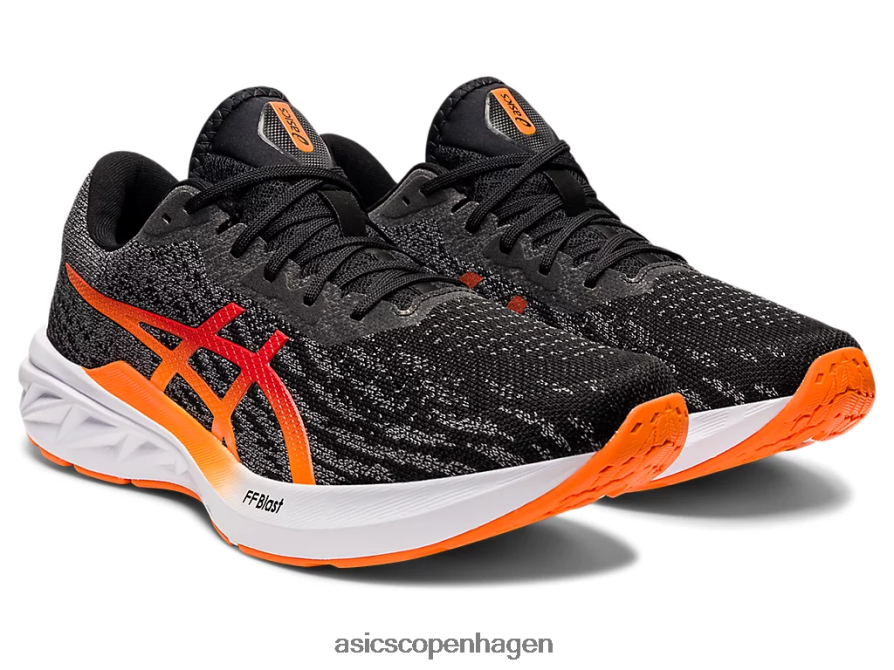 Asics dynablast 2 sort/chokerende orange Z206F61486