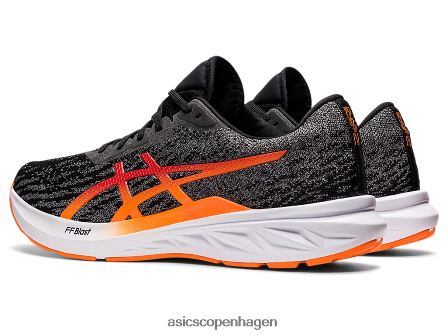 Asics dynablast 2 sort/chokerende orange Z206F61486