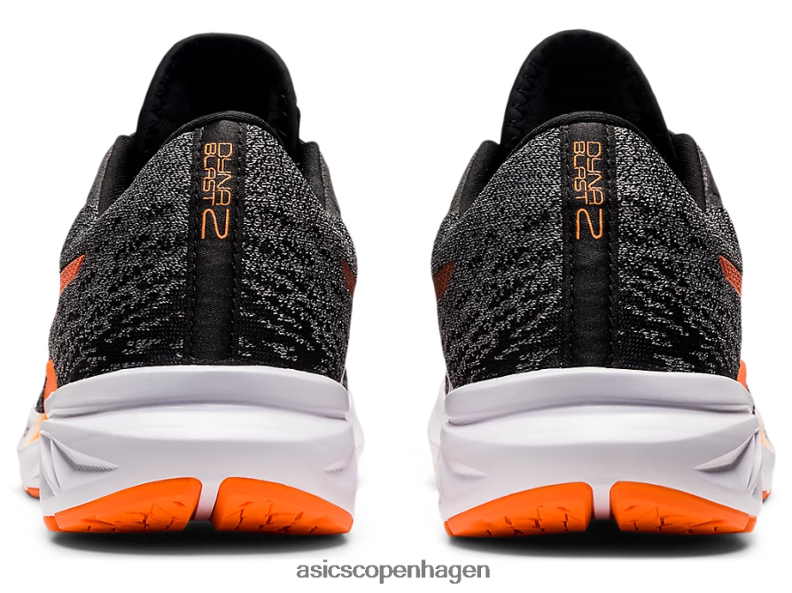 Asics dynablast 2 sort/chokerende orange Z206F61486