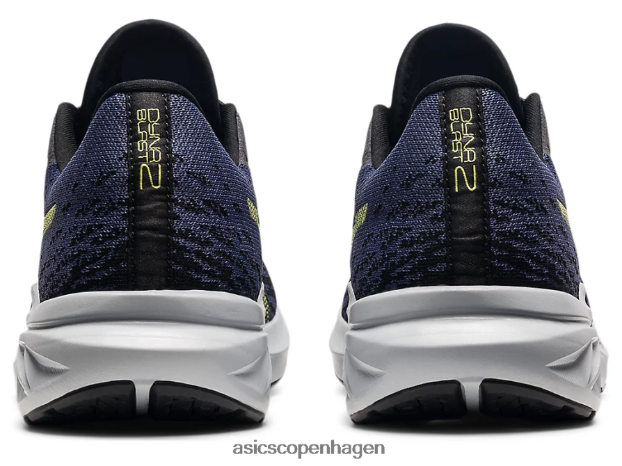 Asics dynablast 2 sort/glødende gul Z206F61732