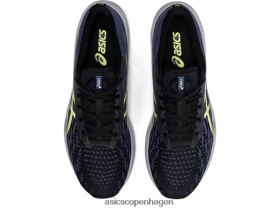 Asics dynablast 2 sort/glødende gul Z206F61732