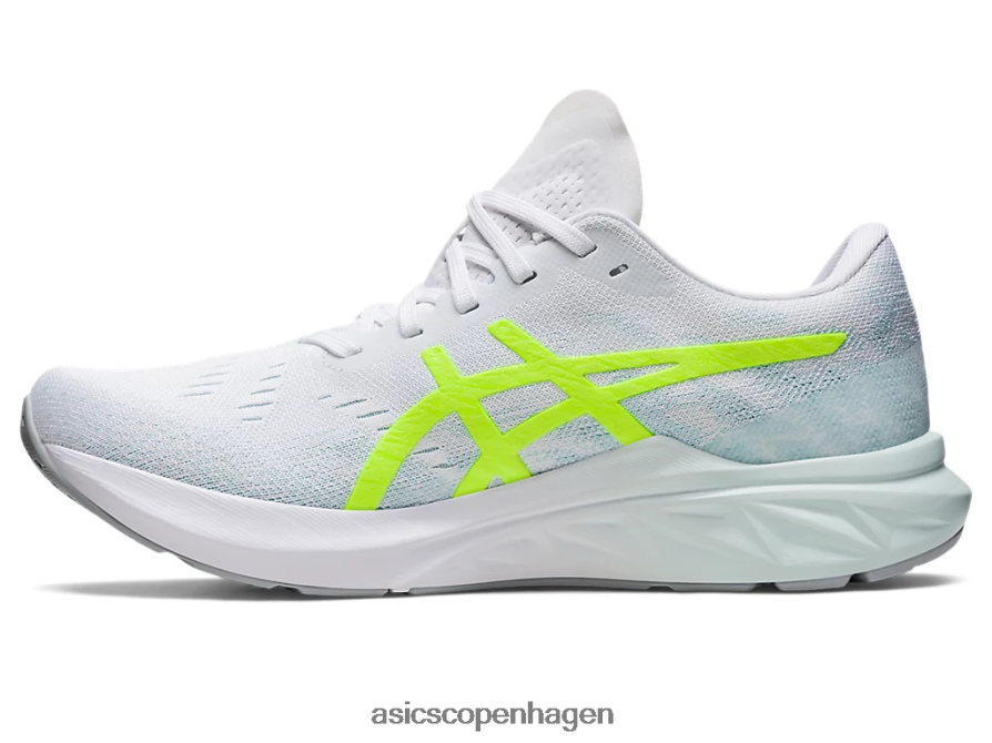 Asics dynablast 3 hvid/sikkerhedsgul Z206F62722