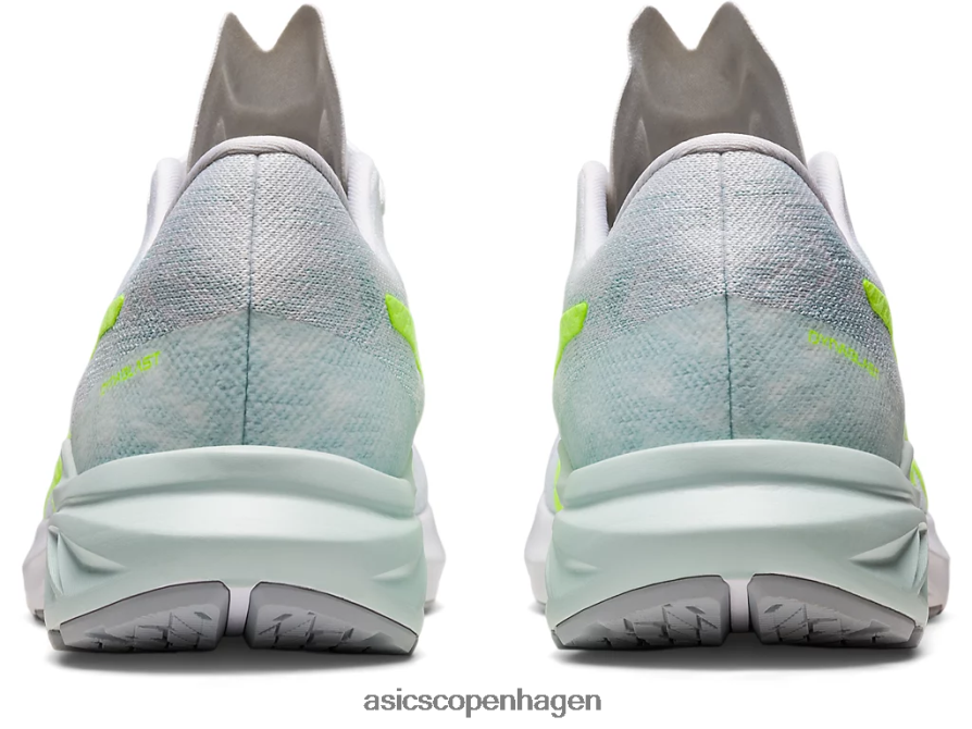 Asics dynablast 3 hvid/sikkerhedsgul Z206F62722