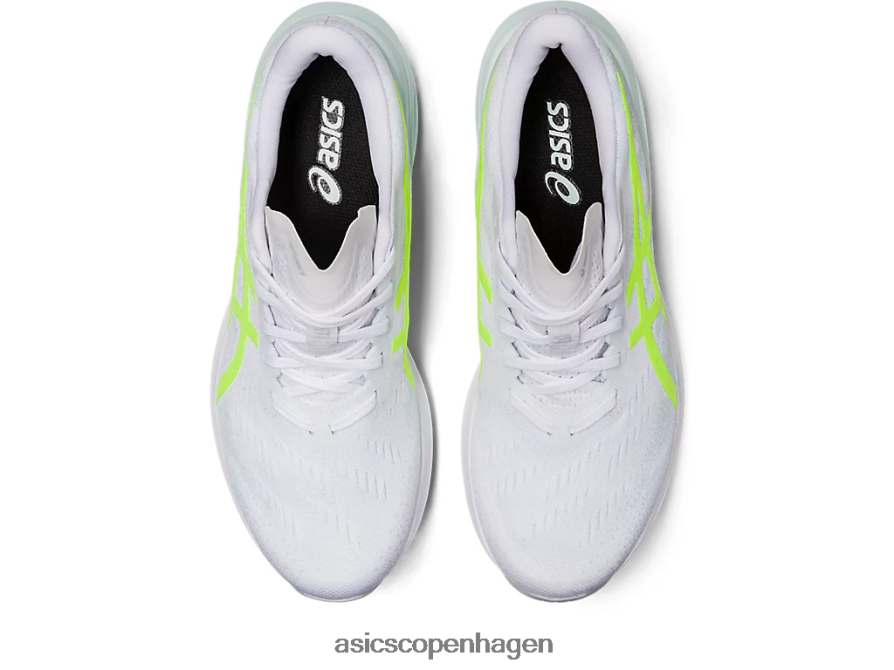 Asics dynablast 3 hvid/sikkerhedsgul Z206F62722