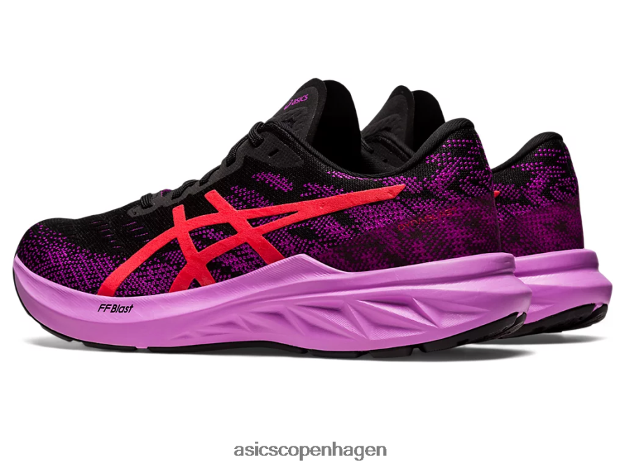 Asics dynablast 3 sort/rød alarm Z206F62729