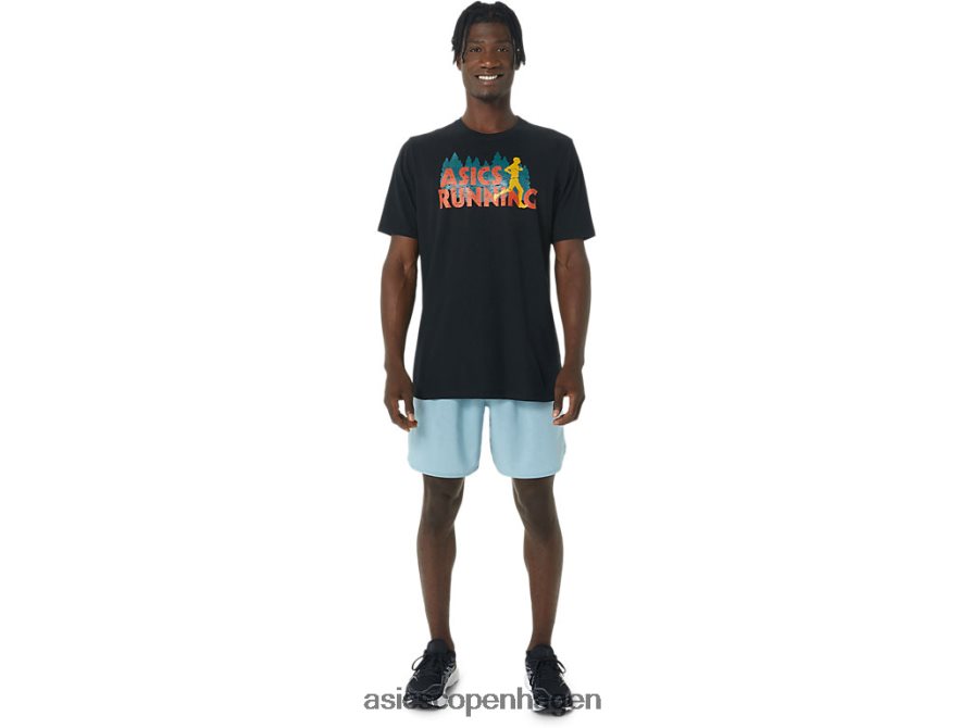 Asics evergreen trail run tee ydeevne sort Z206F61059