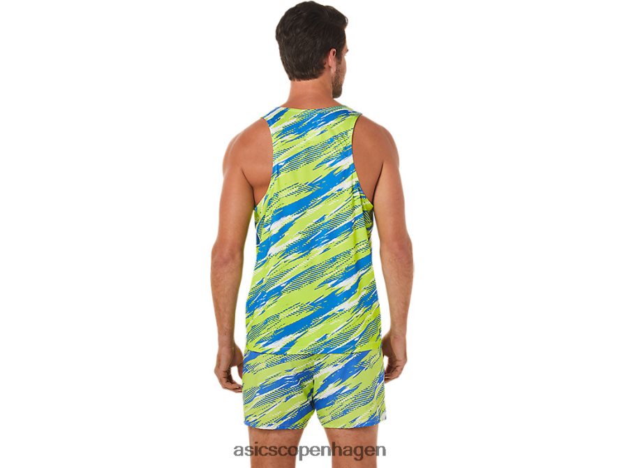 Asics farve injektion singlet hazard grøn Z206F61432