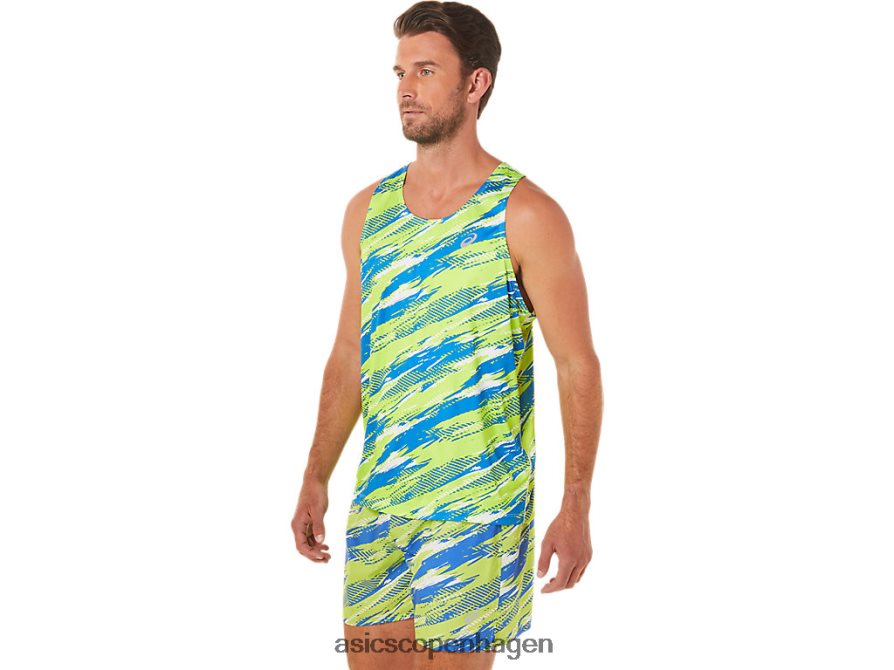 Asics farve injektion singlet hazard grøn Z206F61432