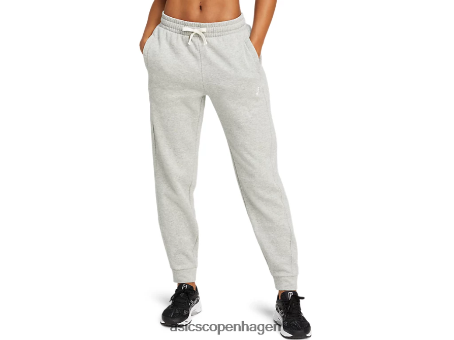 Asics fleece jogger lysegrå lyng Z206F64151