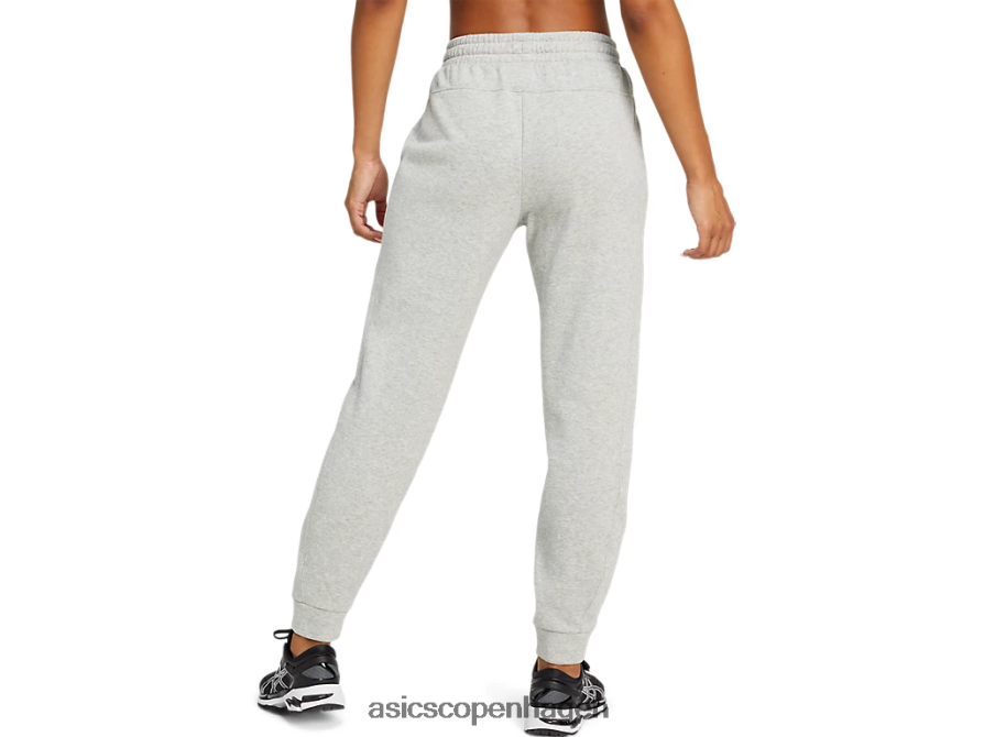 Asics fleece jogger lysegrå lyng Z206F64151