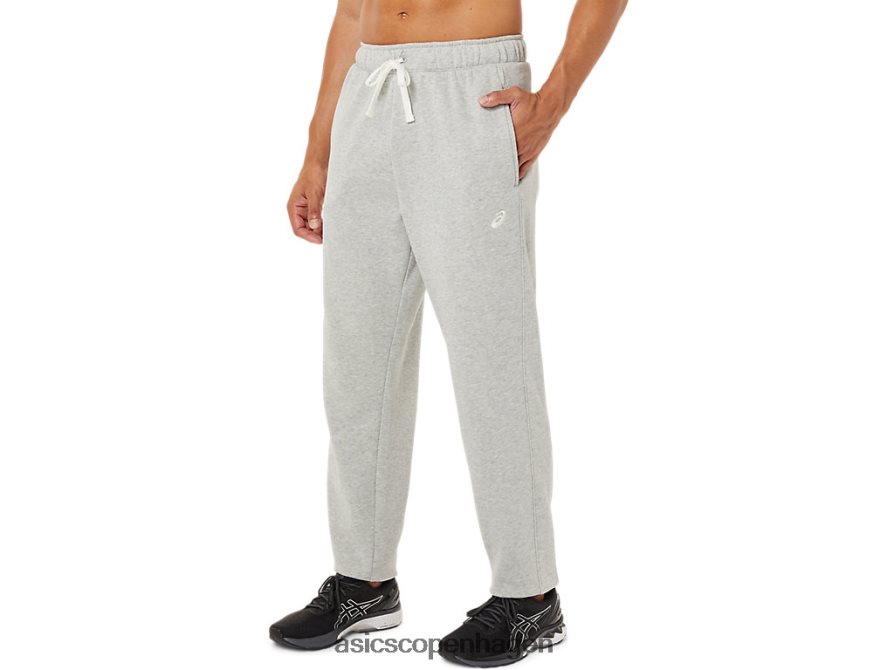 Asics fleece tilspidsede bukser lysegrå lyng Z206F61704