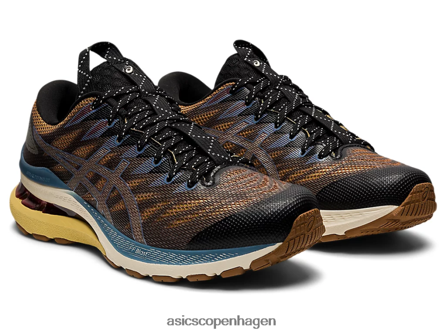 Asics fn3-s gel-kayano 28 antracit/antik guld Z206F63139