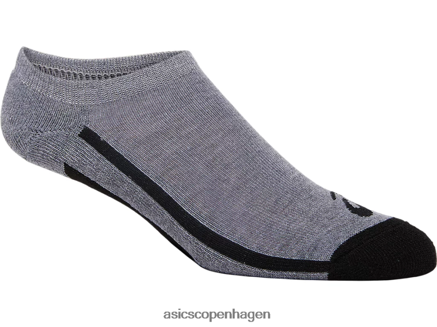 Asics forestilling 2 no show mellemgrå lyng/sort Z206F61905