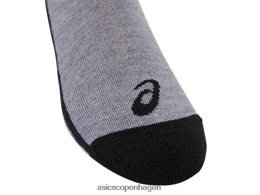 Asics forestilling 2 no show mellemgrå lyng/sort Z206F61905